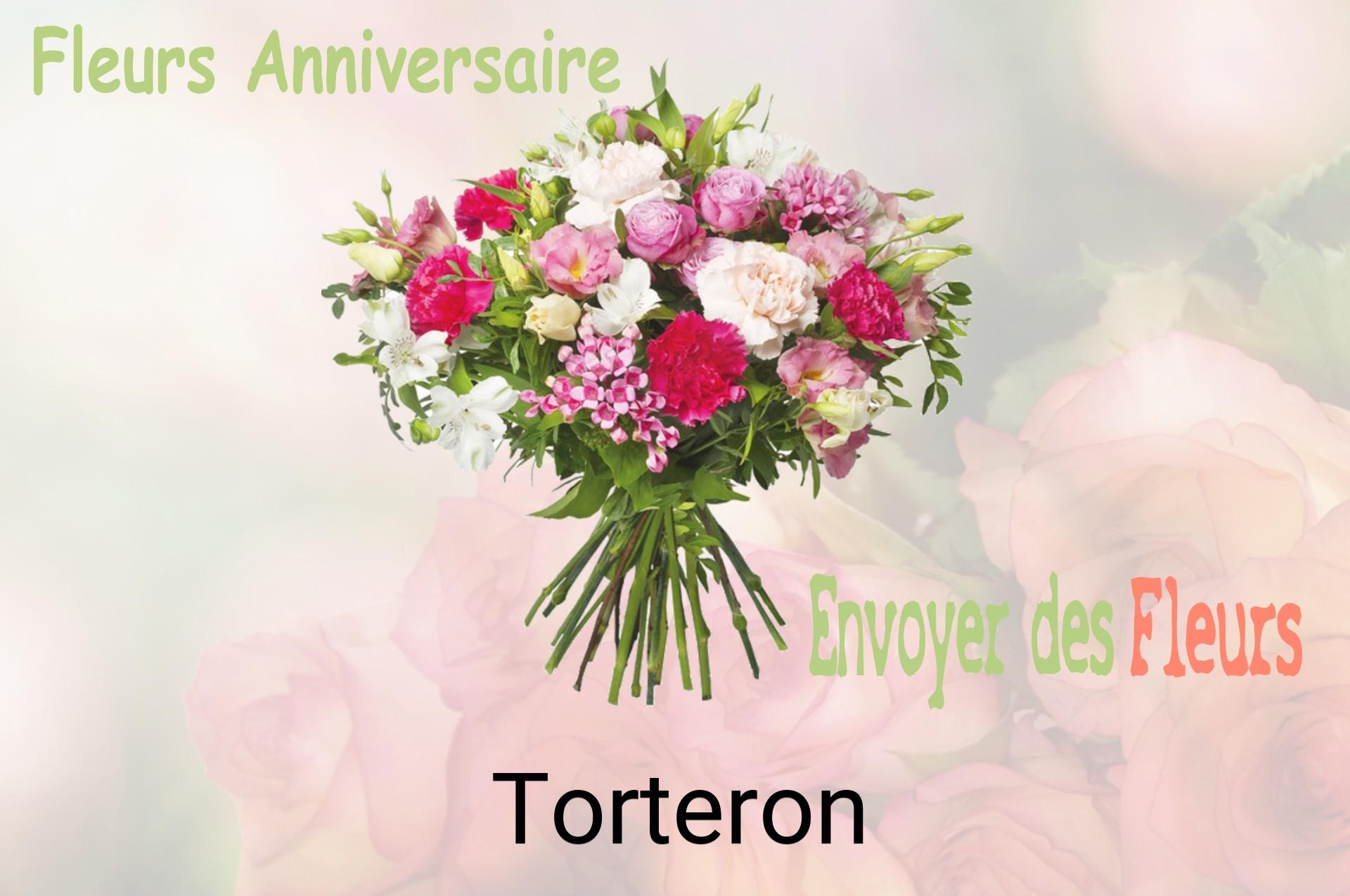 Bouquet de fleurs d’anniversaire livré à Torteron