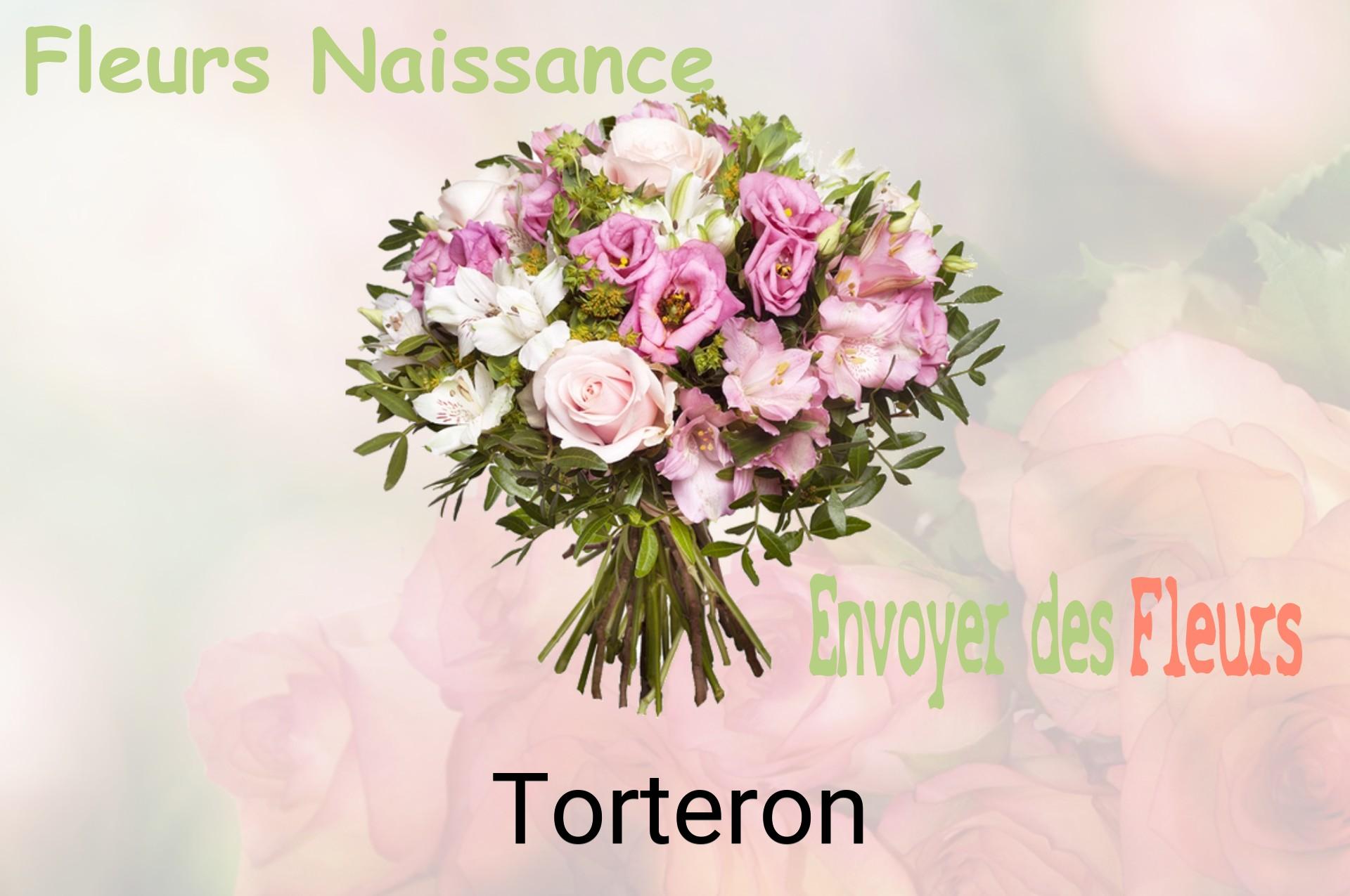 Bouquet de fleurs de naissance livré à Torteron
